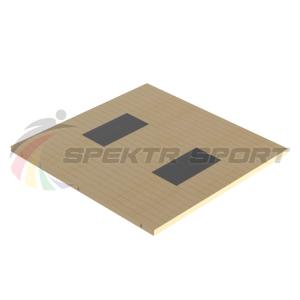 Купить Помост тяжелоатлетический 3х3х0,1м, рез. амортизаторы 1х0,5х0,04м в Плавске 