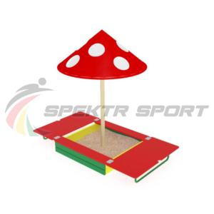 Купить Песочница с крышкой и грибком ИО 512 в Плавске 