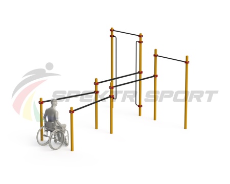 Купить Спортивный комплекс для инвалидов-колясочников WRK-D19_76mm в Плавске 