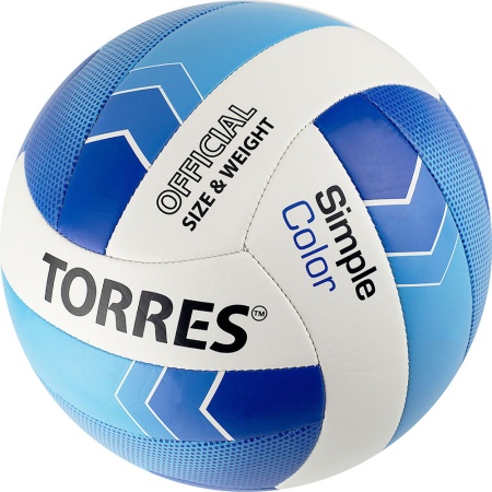 Купить Мяч волейбольный Torres Simple Color любительский р.5 в Плавске 